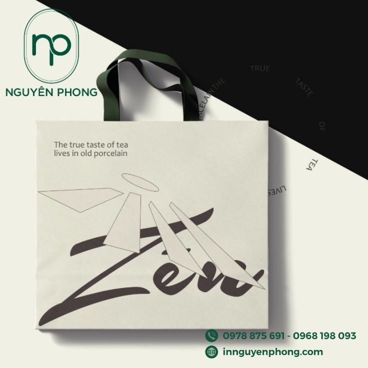 Mẫu túi giấy đựng thuốc đông y thương hiệu 